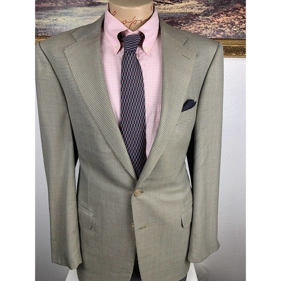 44R Ermenegildo Zegna 15 Milmil 15 Peppermint Sport Coat - Picture 3 of 12